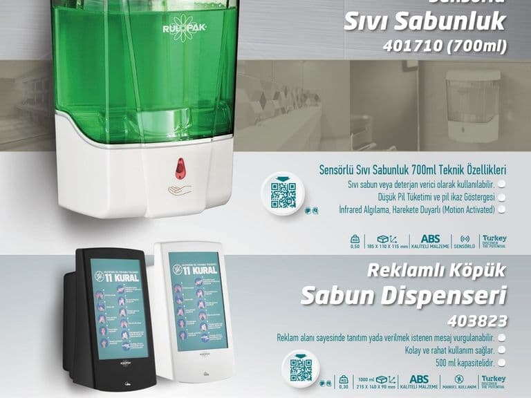 Sensörlü Sıvı Sabunluk — Ozon A.Ş. ürün görseli