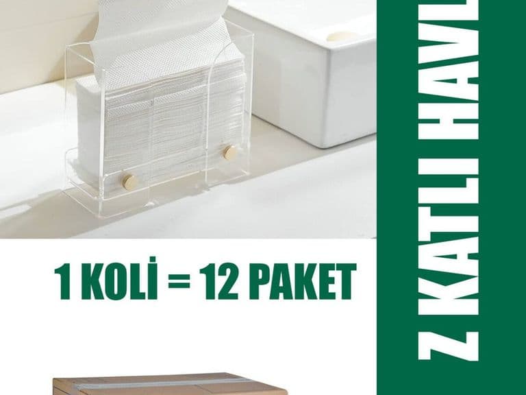 Z Havlu Kağıt 12 Paket 200'lü — Ozon A.Ş. ürün görseli