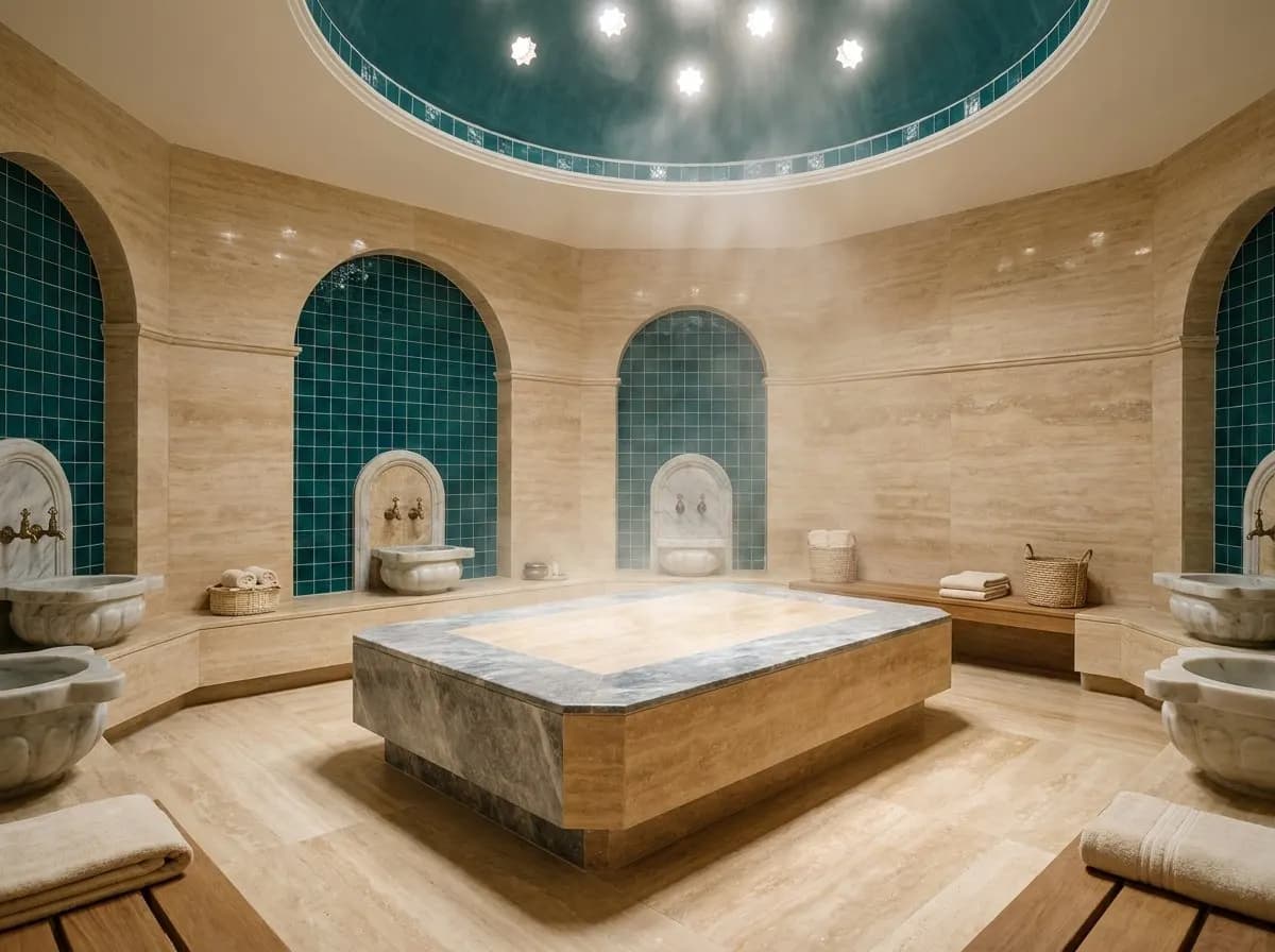 5 Yıldızlı Otel Zinciri — Türk Hamamı & Spa — Ozon A.Ş. proje görseli