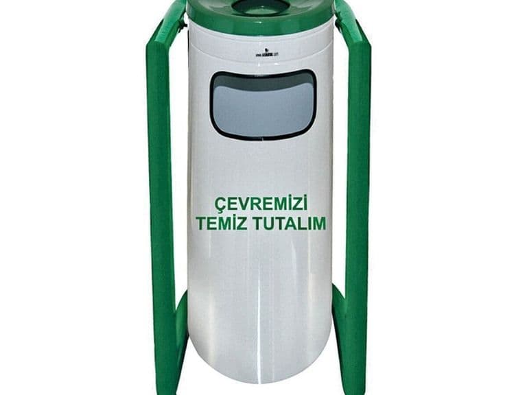 Duvar Tipi Çöp Kovası Boyalı — Ozon A.Ş. ürün görseli