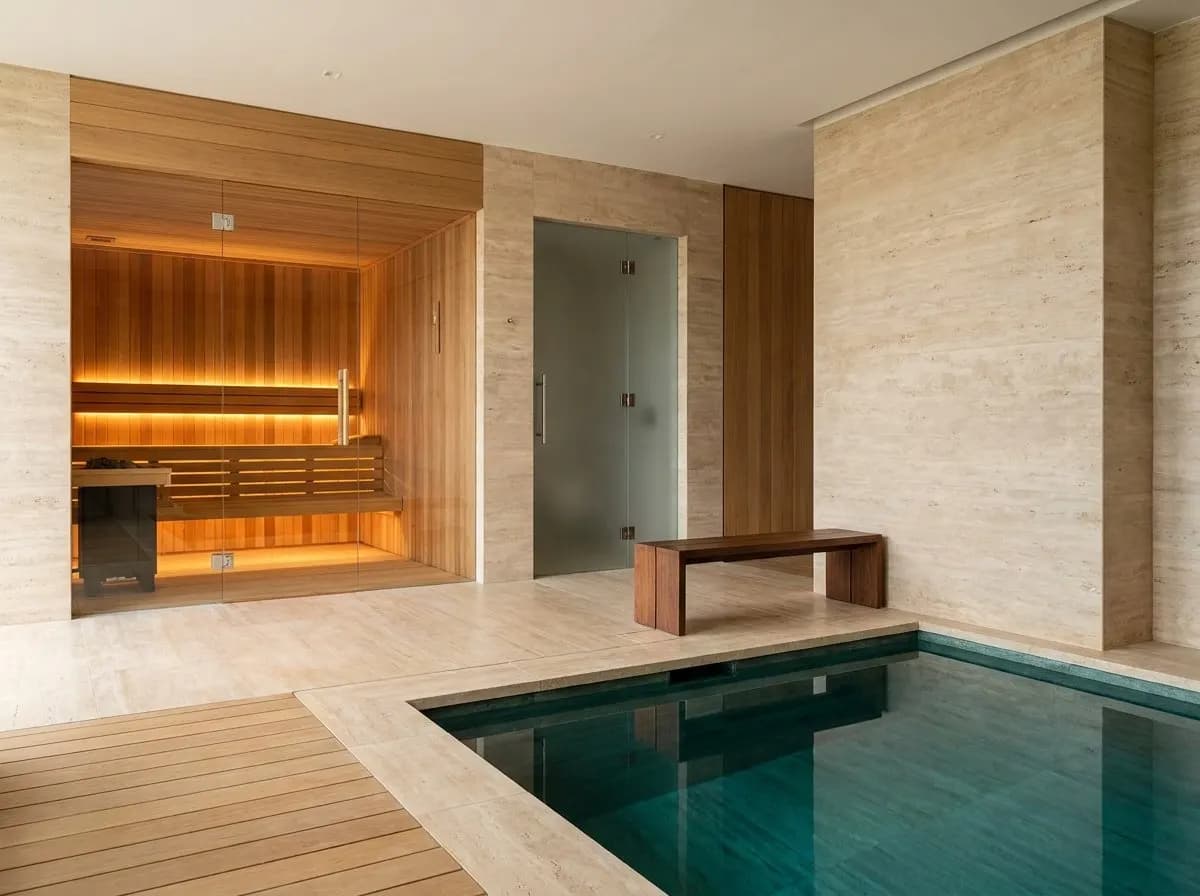 Premium Resort — Sauna ve Buhar Odası Kurulumu — Ozon A.Ş. proje görseli