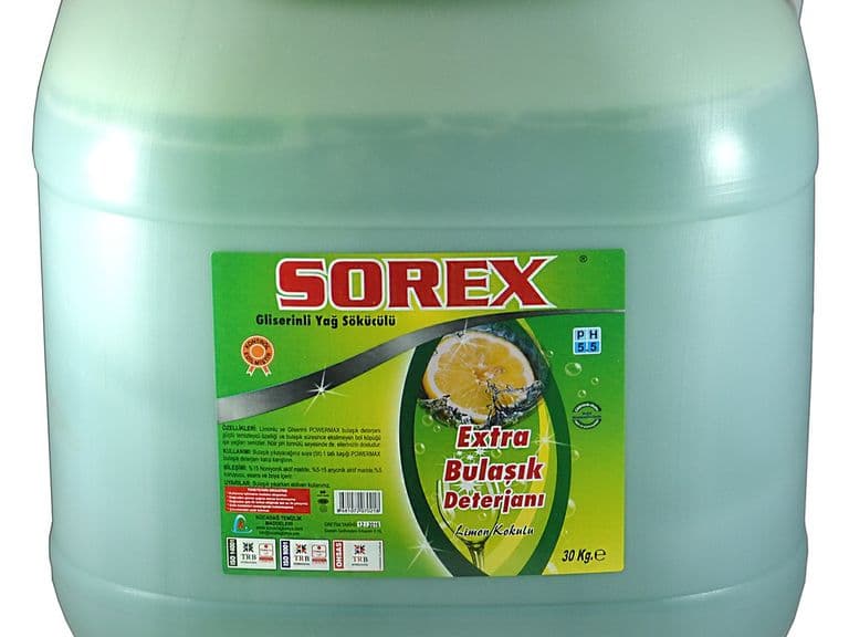 SOREX 30 Kg Extra Bulaşık Deterjanı — Ozon A.Ş. ürün görseli