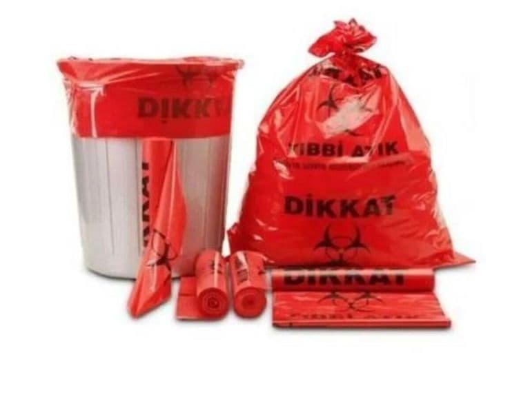 Tıbbi Atık Baskılı Orta Boy Çöp Torbası — Ozon A.Ş. ürün görseli